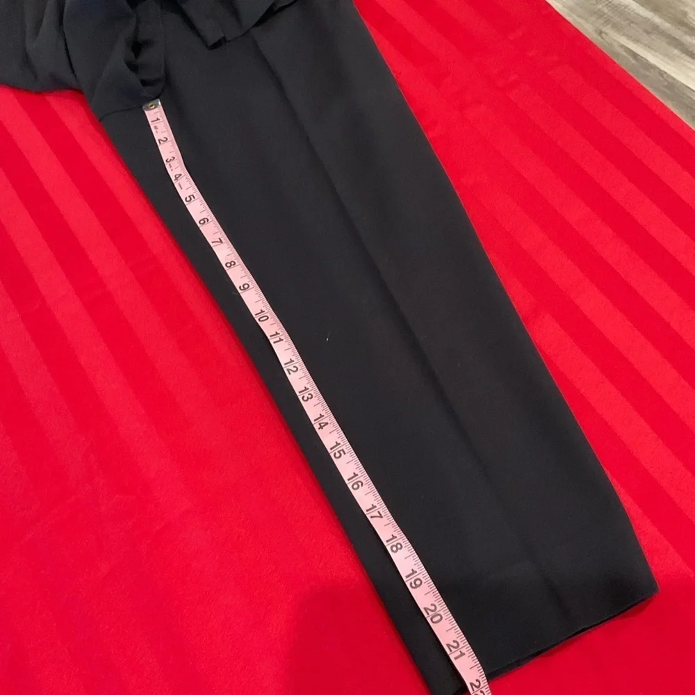 Talbots Heritage Fit Crop Pants Dressy Dark Navy Tailored Women’s Size 4 Petite - Picture 6 of 10